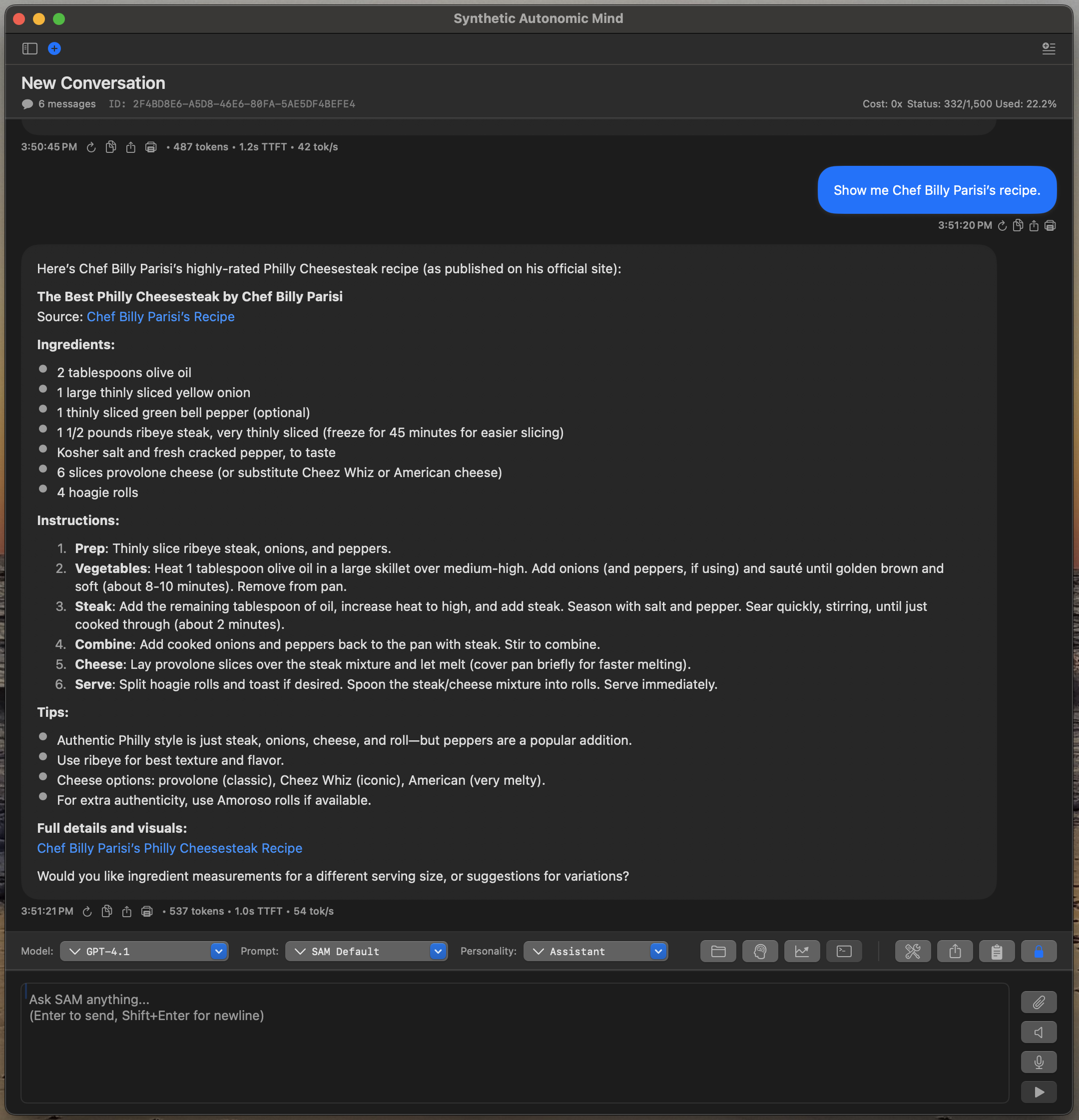 Example Conversation 2