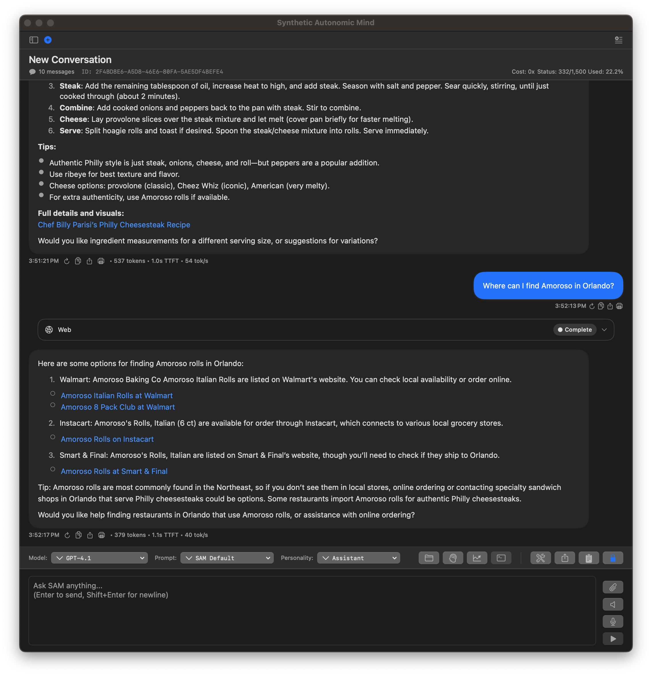 Example Conversation 3